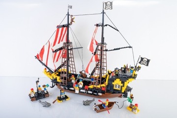 Lego 6285 Black Seas Barracuda + dodatki 1989r.