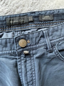 Massimo Dutti 42 spodnie z metką granatowe jeans
