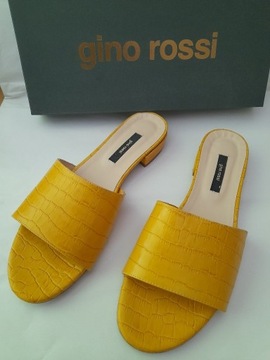 Gino Rossi Eleganckie klapki 39 nowe