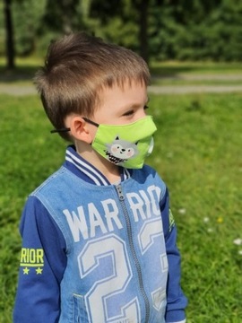 Maska Dla dzieci ochronna Antysmog/wirus +2 filtry