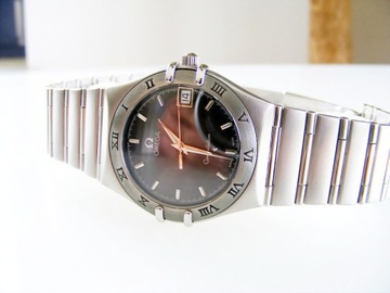 Omega Constellation Classic Black Gray Men