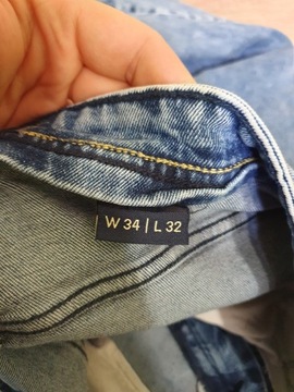 Spodnie jeansowe Cropp W34 L32 L
