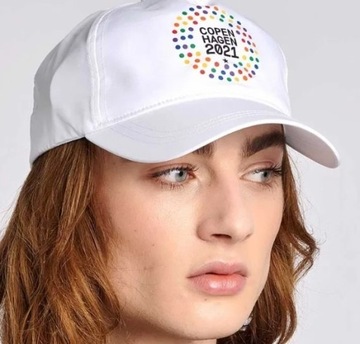 Biała czapka z daszkiem Hummel Copenhagen 2021 UNI