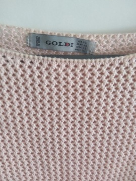 GOLDI sweter ażurowy też dla nastolatki XS