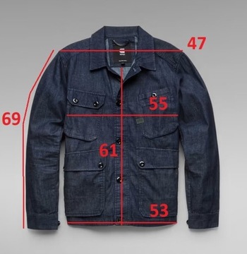 G-STAR RAW Kurtka polowa Field Overshirt 2 rozm. M