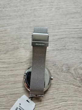 Skagen Karolina solarbetrieben stalowy mesh