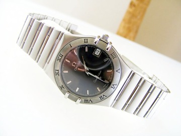 Omega Constellation Classic Black Gray Men