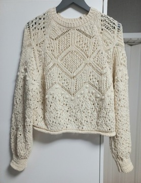 Ażurowy sweterek Zara S/M
