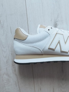 Nowe oryginalne buty new balance 500,  42,5r białe