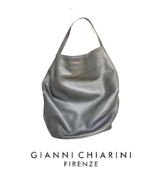Nowa torebka worek Gianni Chiarini, skóra nat.