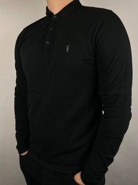 Longsleeve Polo AllSaints L czarny