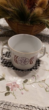 Vintage-Bulionówka porcelanowa lata60-WloclawekPRL