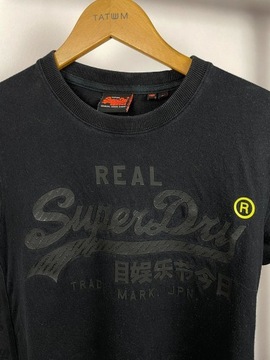 T-shirt SuperDry S czarny