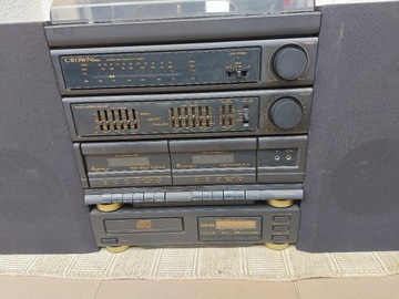 Wieża Crown CD-K2300 Gramofon Cd Deck Radio Kolumn