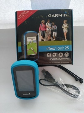 Nawigacja Garmin eTrex Touch 25 + microSD + etui
