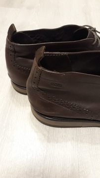 ~ 75% skórzane buty męskie HUGO BOSS Nevisio 43