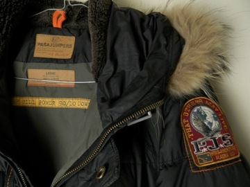 Parajumpers zimowy płaszcz puchowy kurtka parka