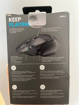 Gamingowa mysz komputerowa Logitech G502 X