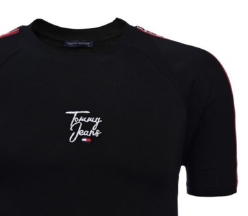 Koszulka T-shirt Tommy Hilfiger Jeans czarna r S