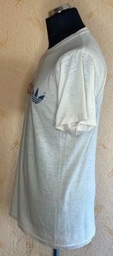 T-shirt Vintage 80s Adidas Originals Roz. M