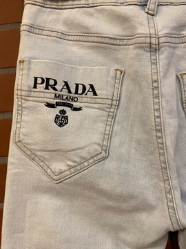 Spodnie jeansy Prada