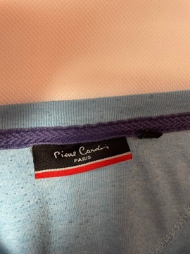 Pierre Cardin Niebieski T-shirt - Rozmiar L