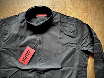 Koszula HUGO BOSS czarna Ultra Premium jakość