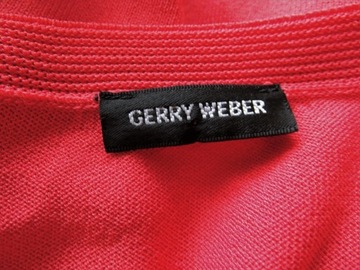 Sweterek kardigan czerwony koralow Gerry Weber S/M