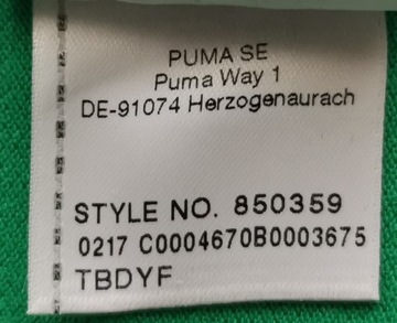 KOSZULKA POLO PUMA 3 guziki BAWEŁNA ELASTAN M