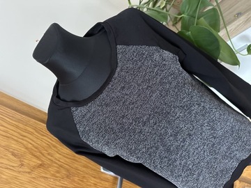 Gatta XL42 bluza szara melanż elastyczny materiał