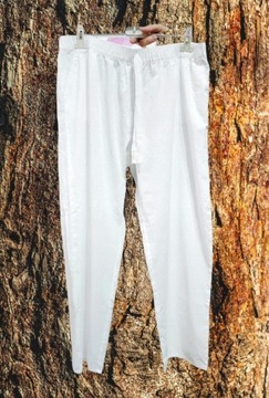 Białe spodnie Plus Size Primark w roz.3XL/4XL 