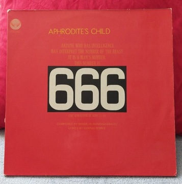 Vangelis  666  Aphrodites Child  2Lp  1975  EX+