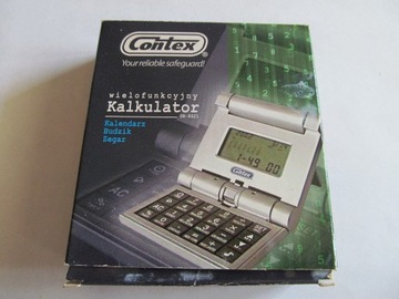 Kalkulator wielofunkcyjny kalendarz, zegar,budzik