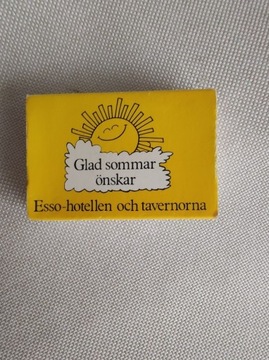 Zapałki kolekcjonerskie Esso Hotele. Szwecja.