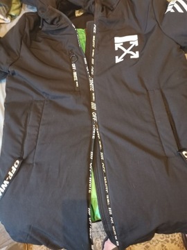 Kurtka xxl Main Label Off white. 