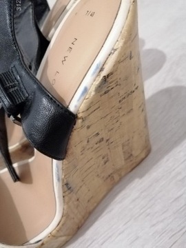 buty Sandały Czółenka na koturnie New Look r. 40