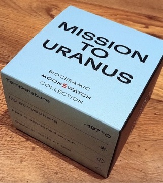 OMEGA x SWATCH Mission To URANUS oryginalny w 200%