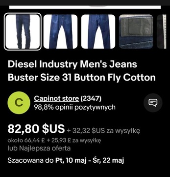 Spodnie Diesel Buster 0831Q 