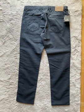 Massimo Dutti 42 spodnie z metką granatowe jeans