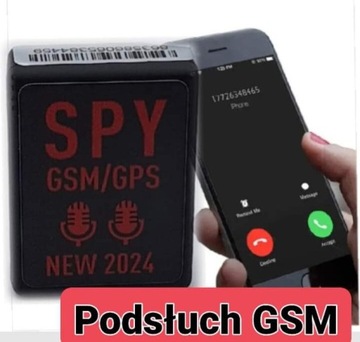 PODSŁUCH GSM + VOX + GPS + 2 MIKROFONY SZPIEG 2024