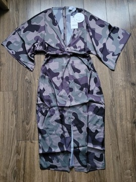 sukienka NA-KD x Hanna Licious kimono 36 moro