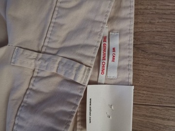 Spodnie męskie s.Oliver chino tapered jasne lato 36/34