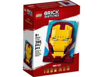 LEGO 40535 Brick Sketches - Iron Man / wys24h