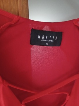 Sukienka czerwona Mohito r.36