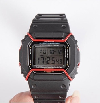 Bullbar Casio G-shock Gw5600 Dw5600 czarny czerwon