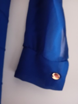Kobaltowa włoska sukienka S/M