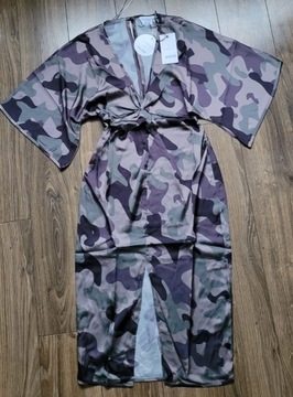 sukienka NA-KD x Hanna Licious kimono 34 moro