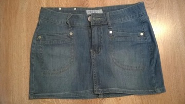 mini jeansowa spódniczka