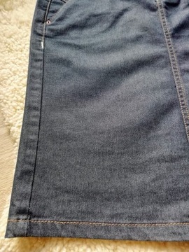 Jeansowa prosta spódnica mini midi Mango jeans