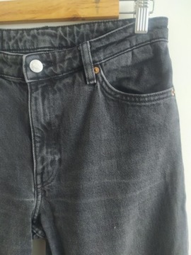 MONKI spodnie szwedy  jeansy szerokie 27 XS S